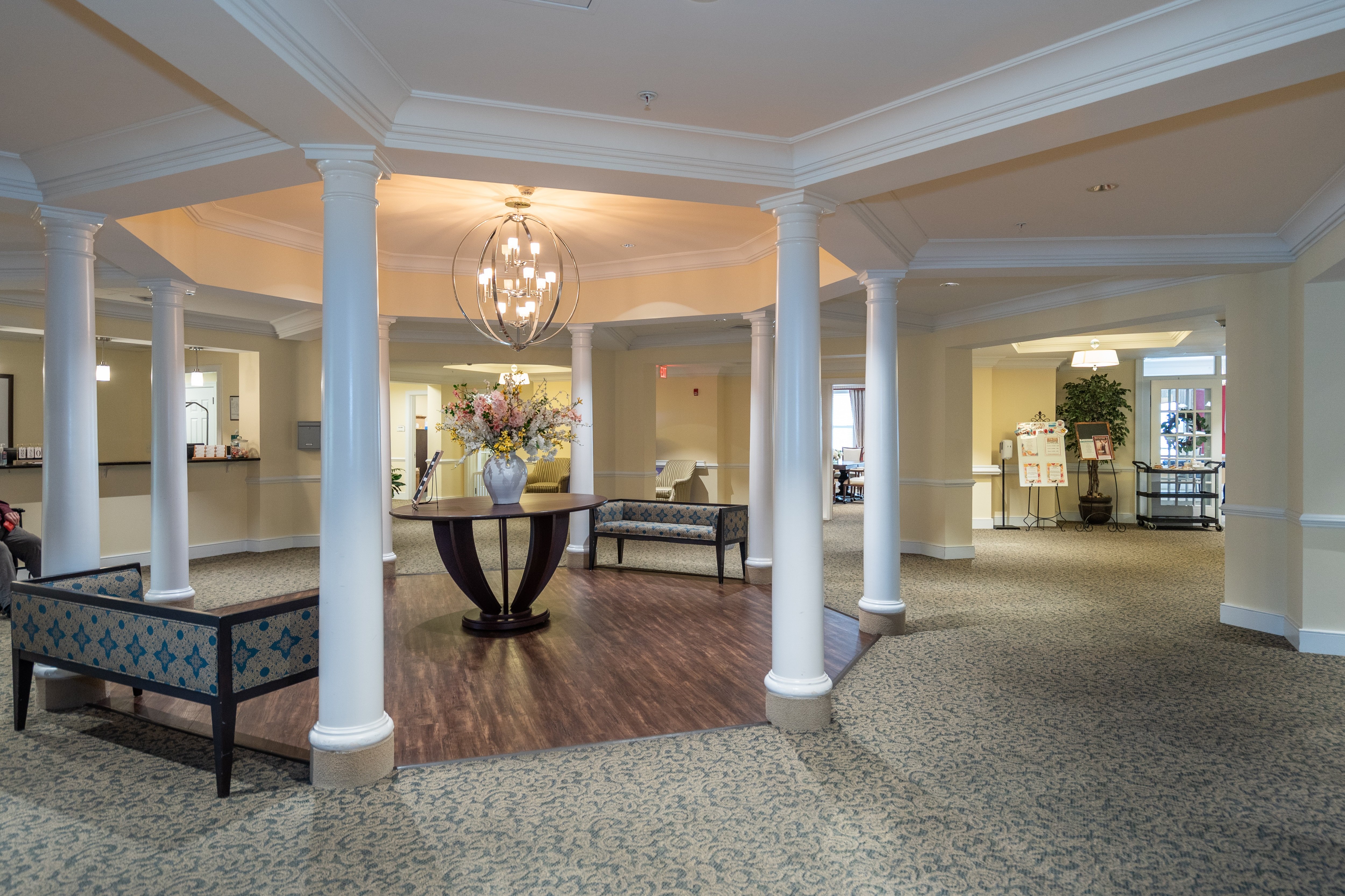 Grand Lobby at Spring Arbor of Crofton, Maryland