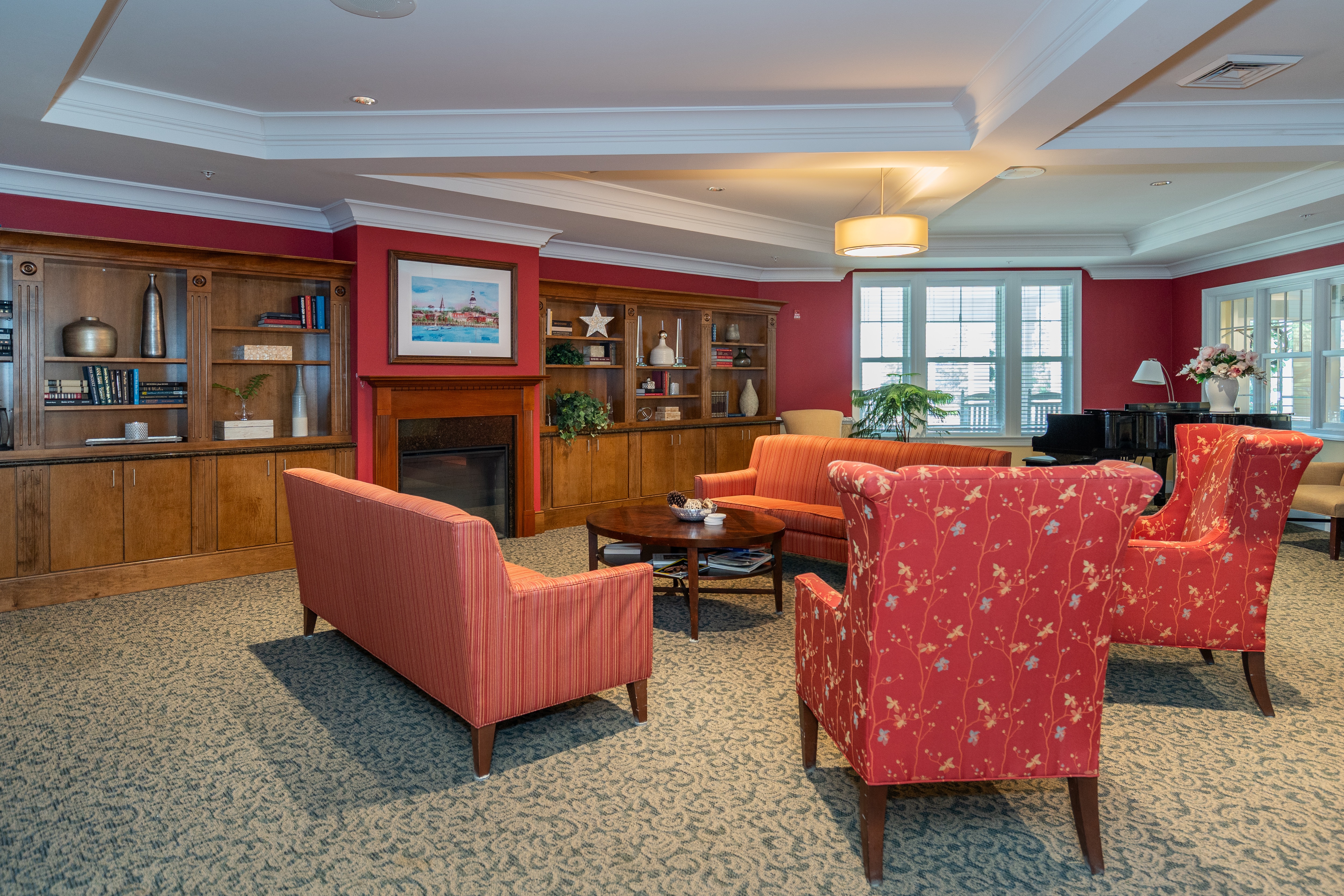 Living Area at Spring Arbor of Crofton, Crofton, MD