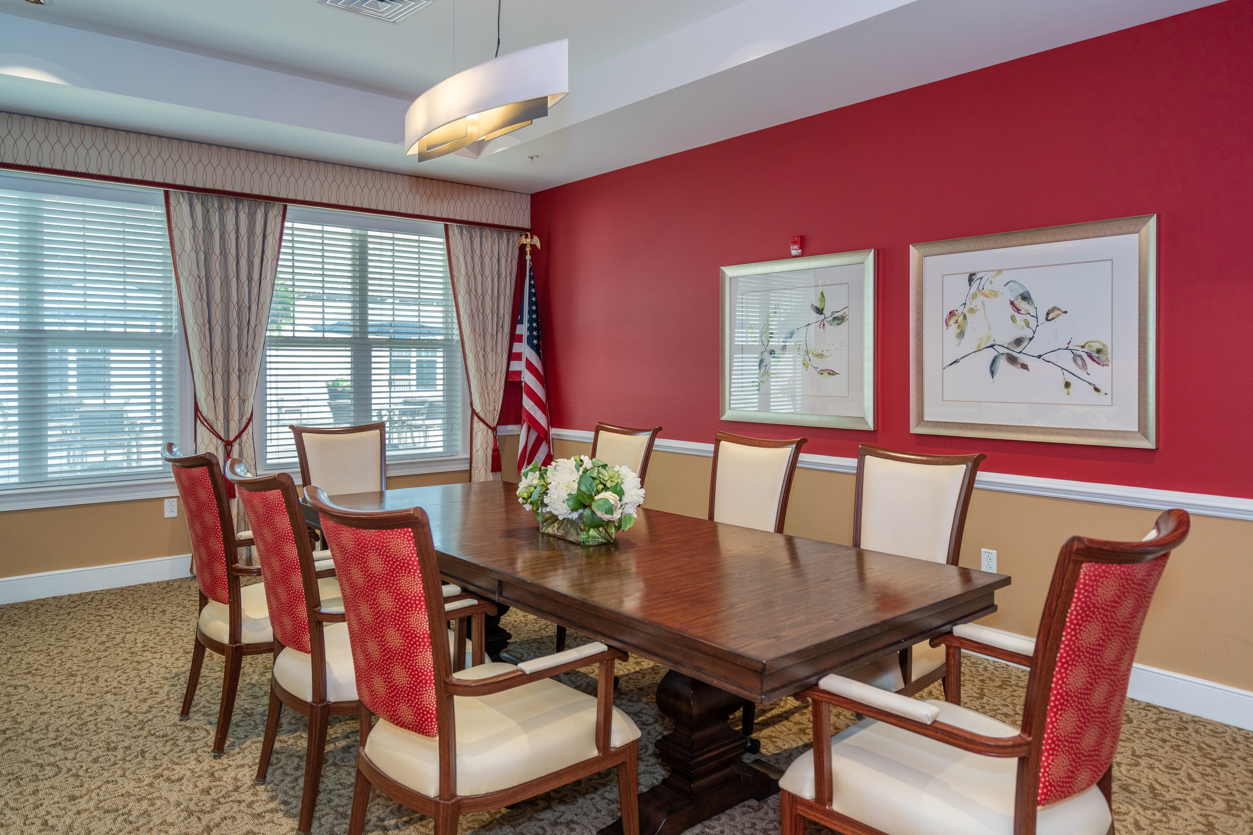 Formal Dining Room at Spring Arbor of Crofton, Crofton