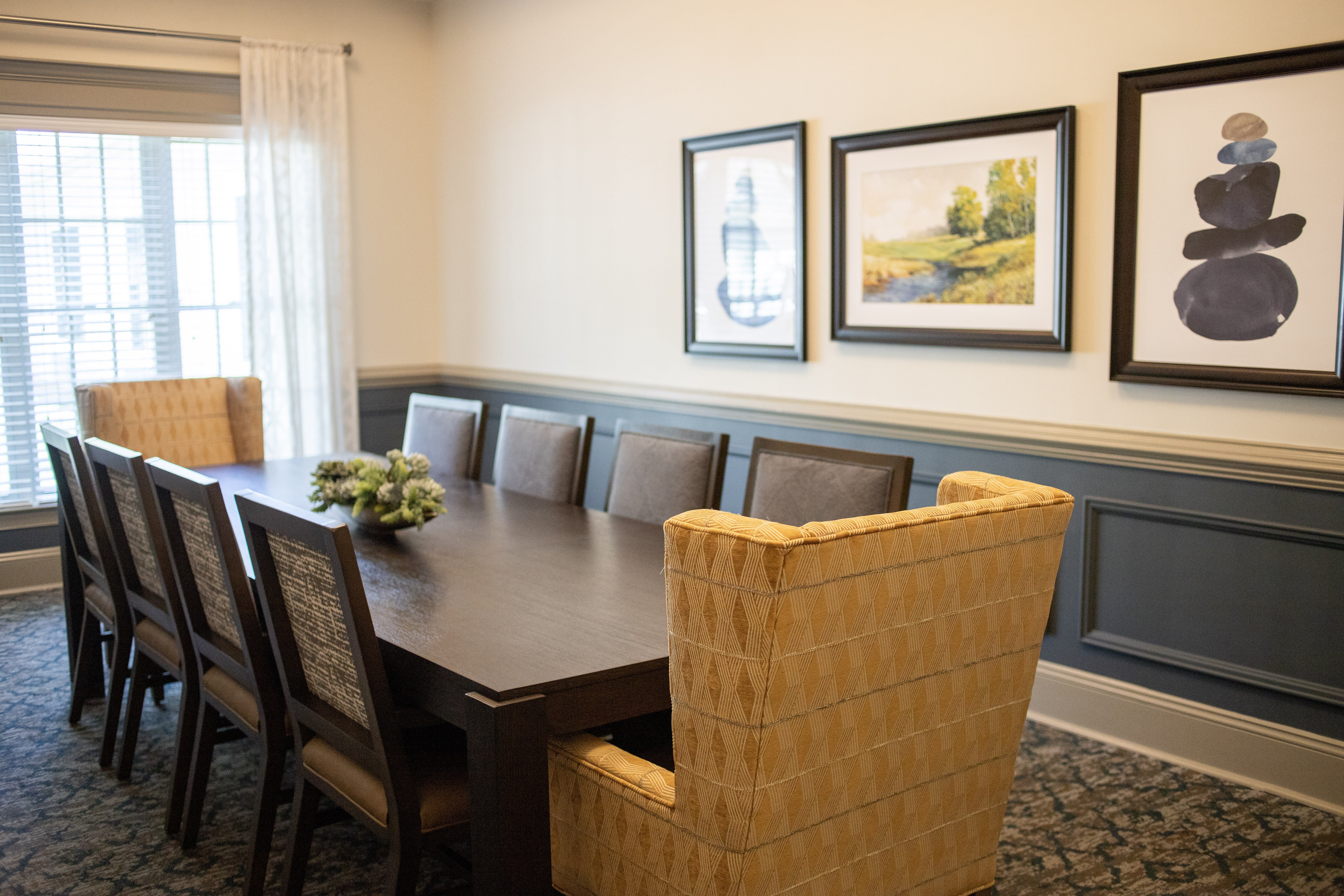 A conference room at Spring Arbor of Williamsburg, Williamsburg, VA