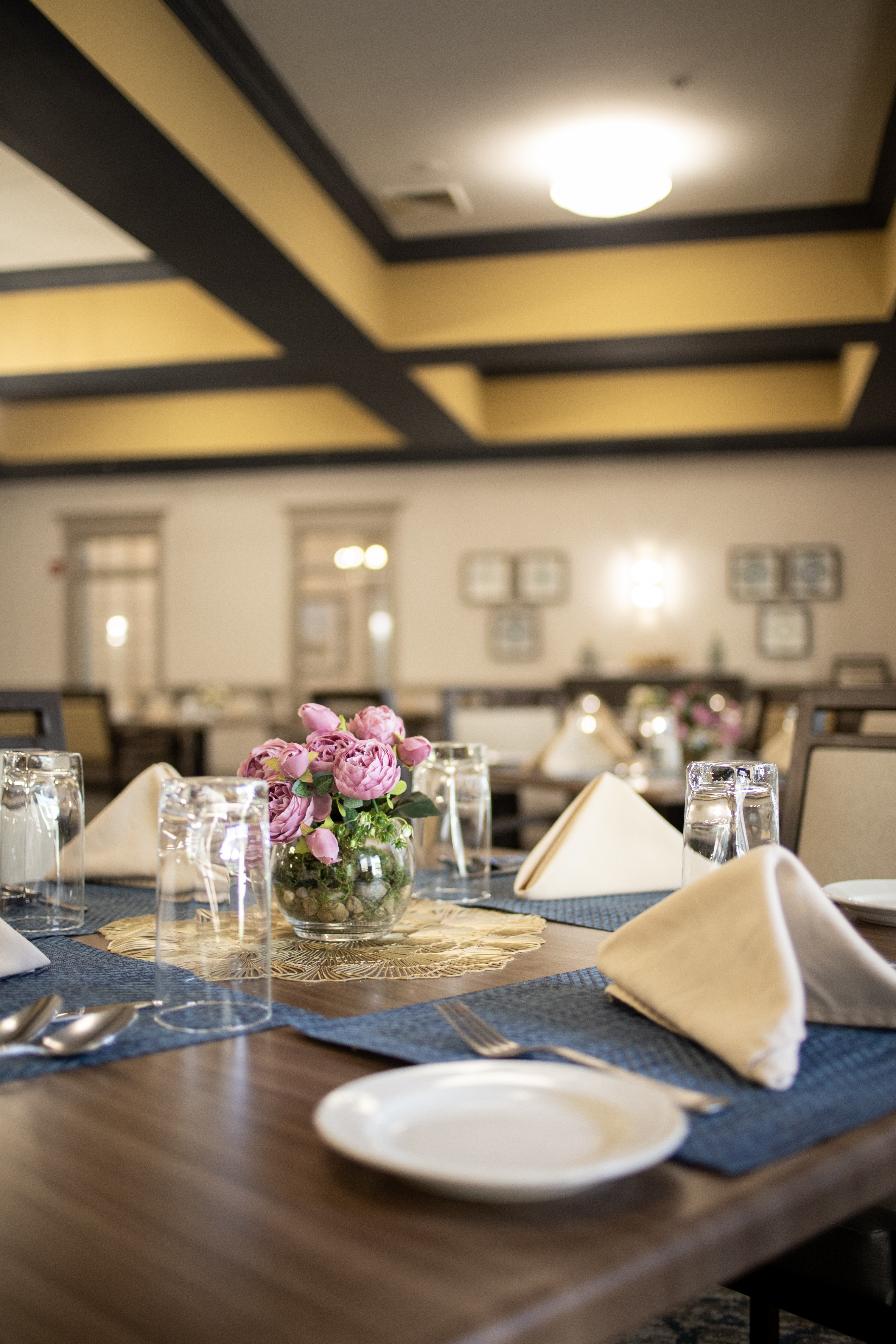 Dining And Foyer at Spring Arbor of Williamsburg, Williamsburg, Virginia