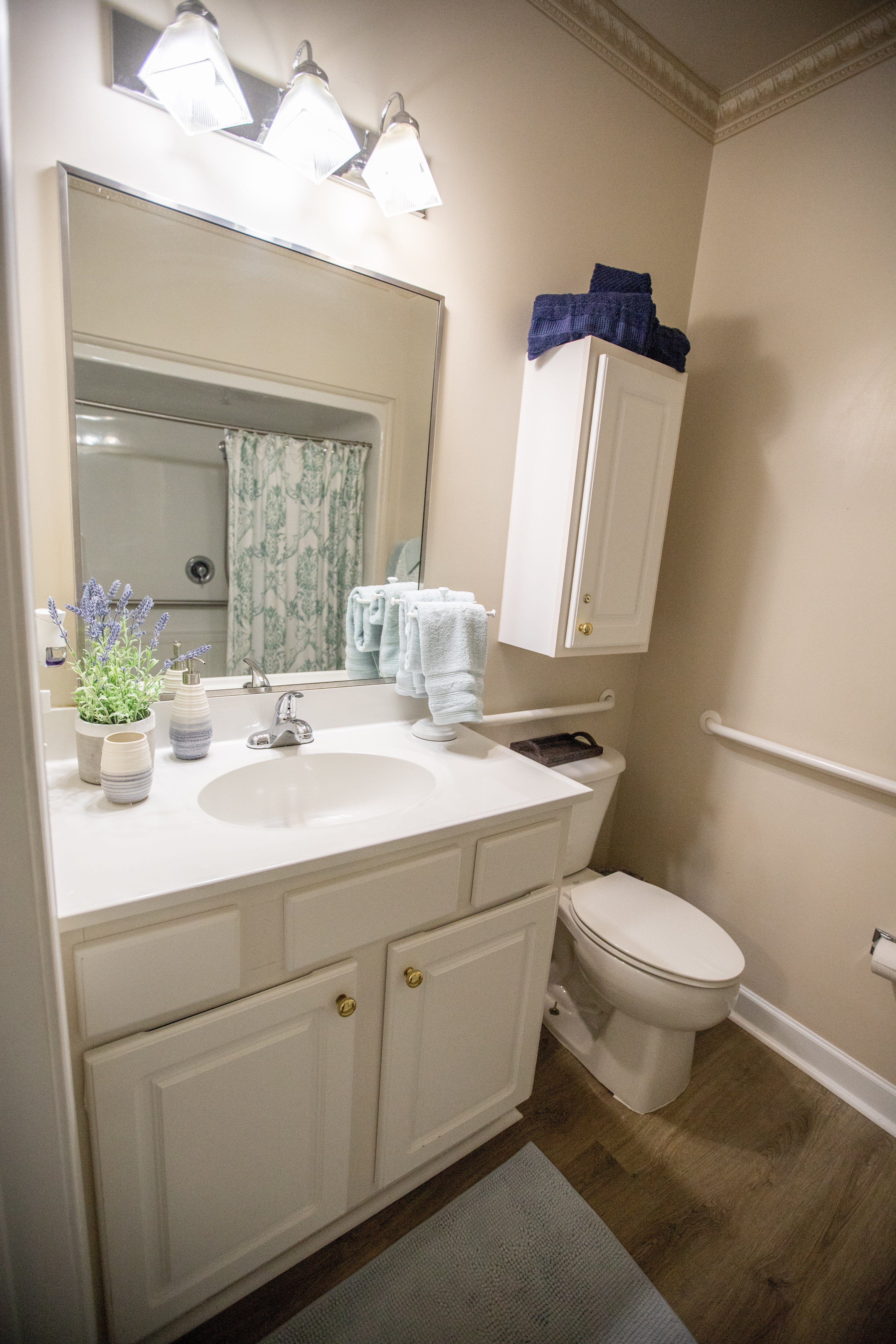 Modern Bathroom at Spring Arbor of Williamsburg, Williamsburg, VA