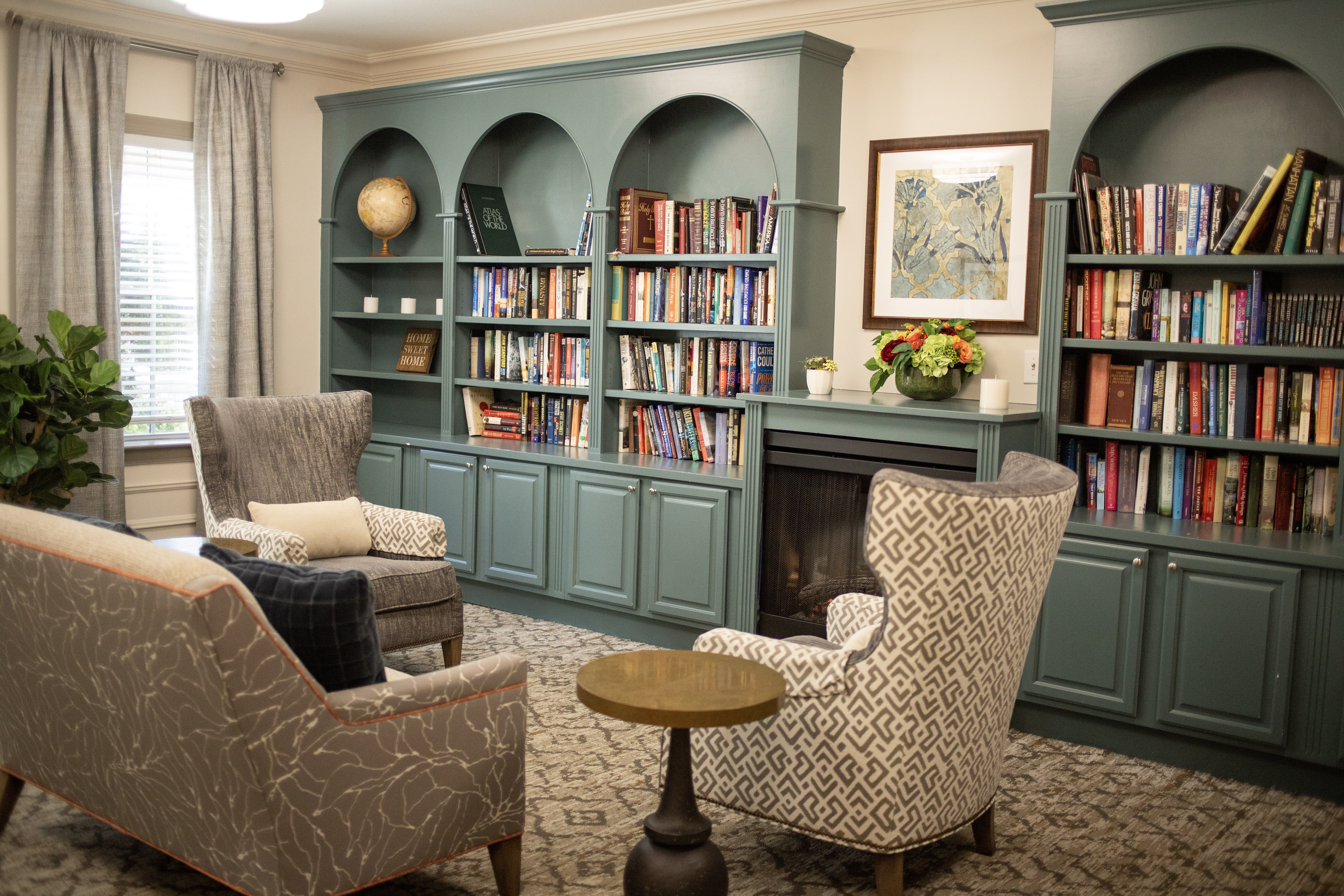 Library at Spring Arbor of Williamsburg, Virginia, 23185