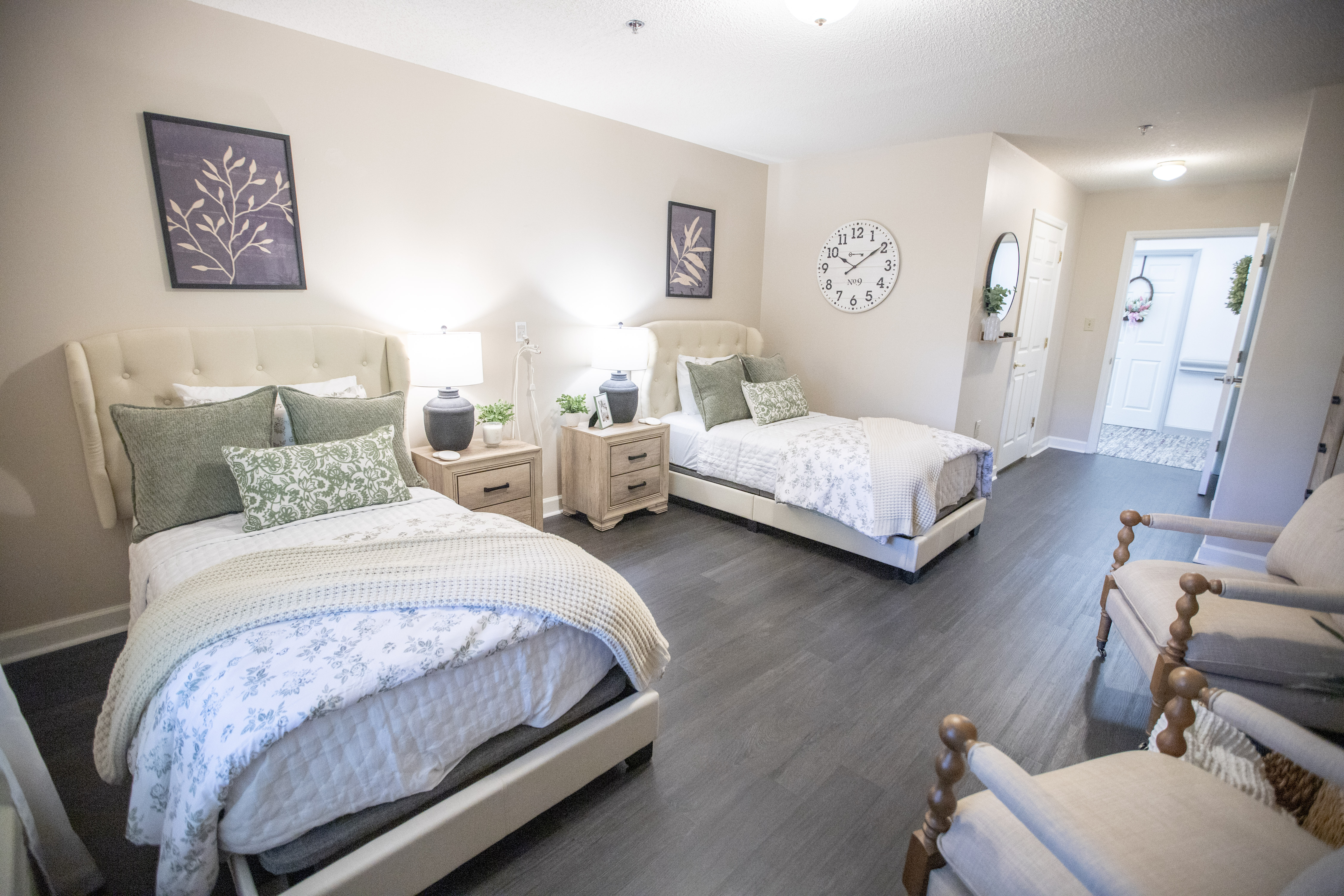 Shared Bedroom at Spring Arbor of Wilson, Wilson, NC
