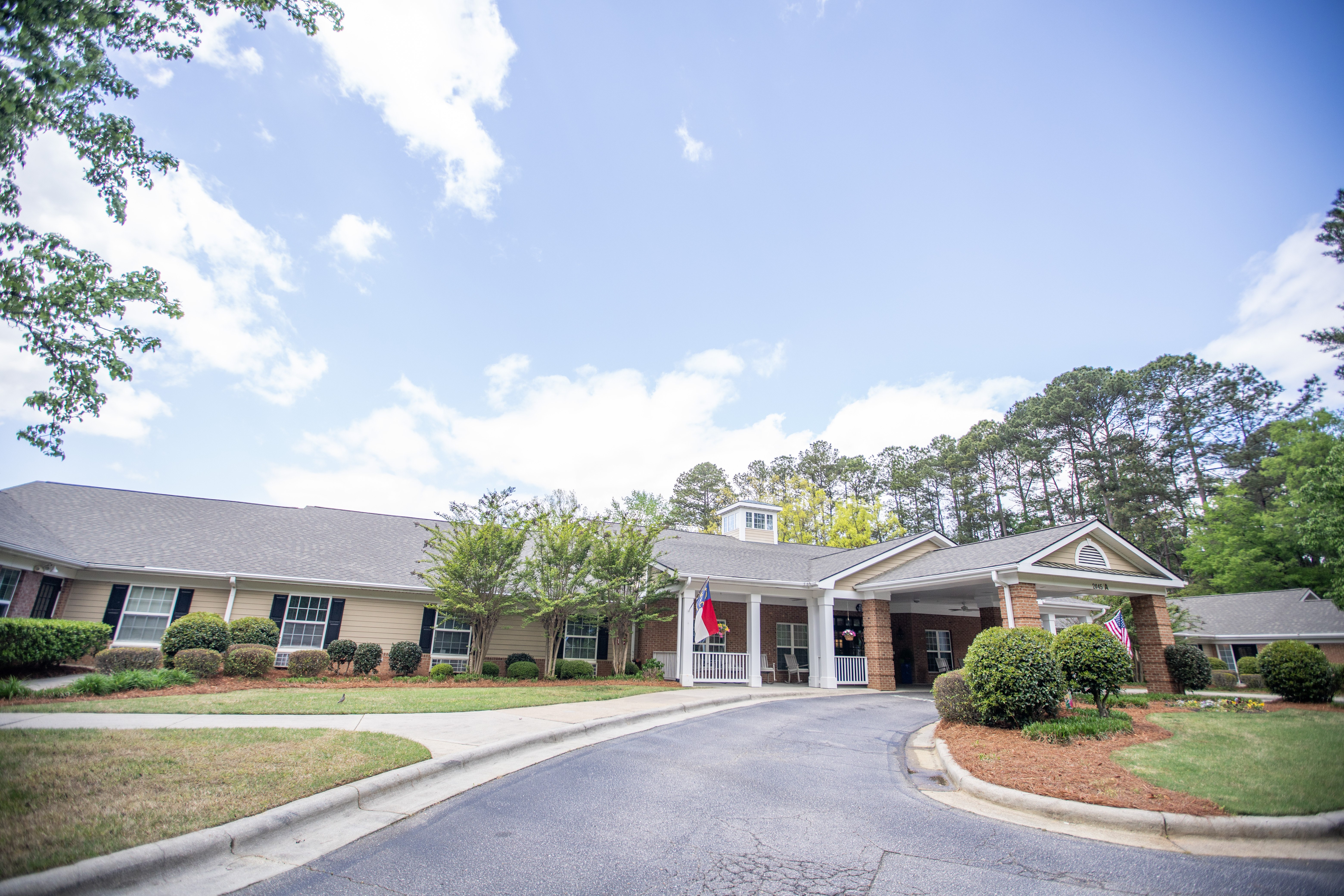 Entrance Driveway at Spring Arbor of Wilson, Wilson, NC
