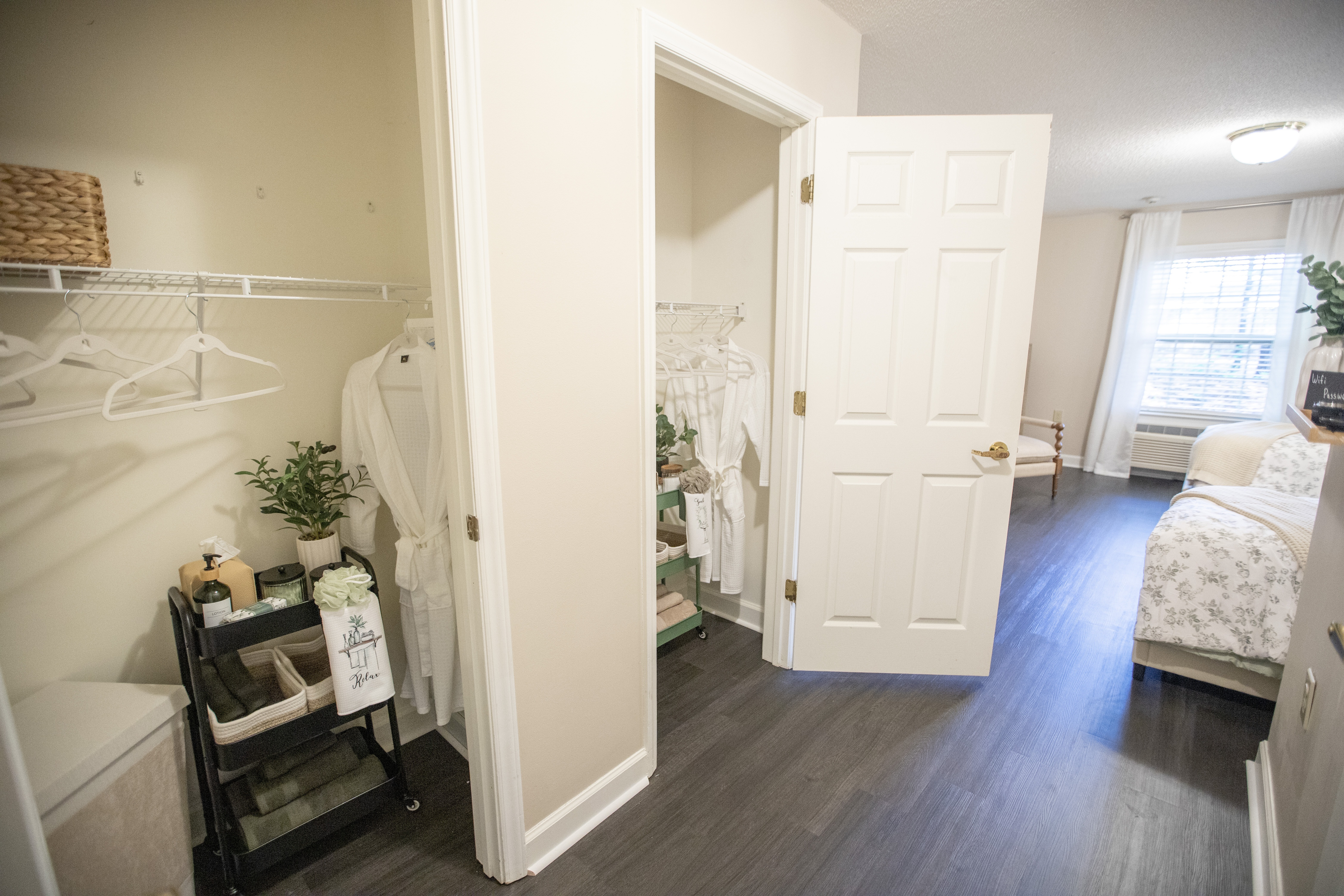 Bedroom Hallway at Spring Arbor of Wilson, Wilson