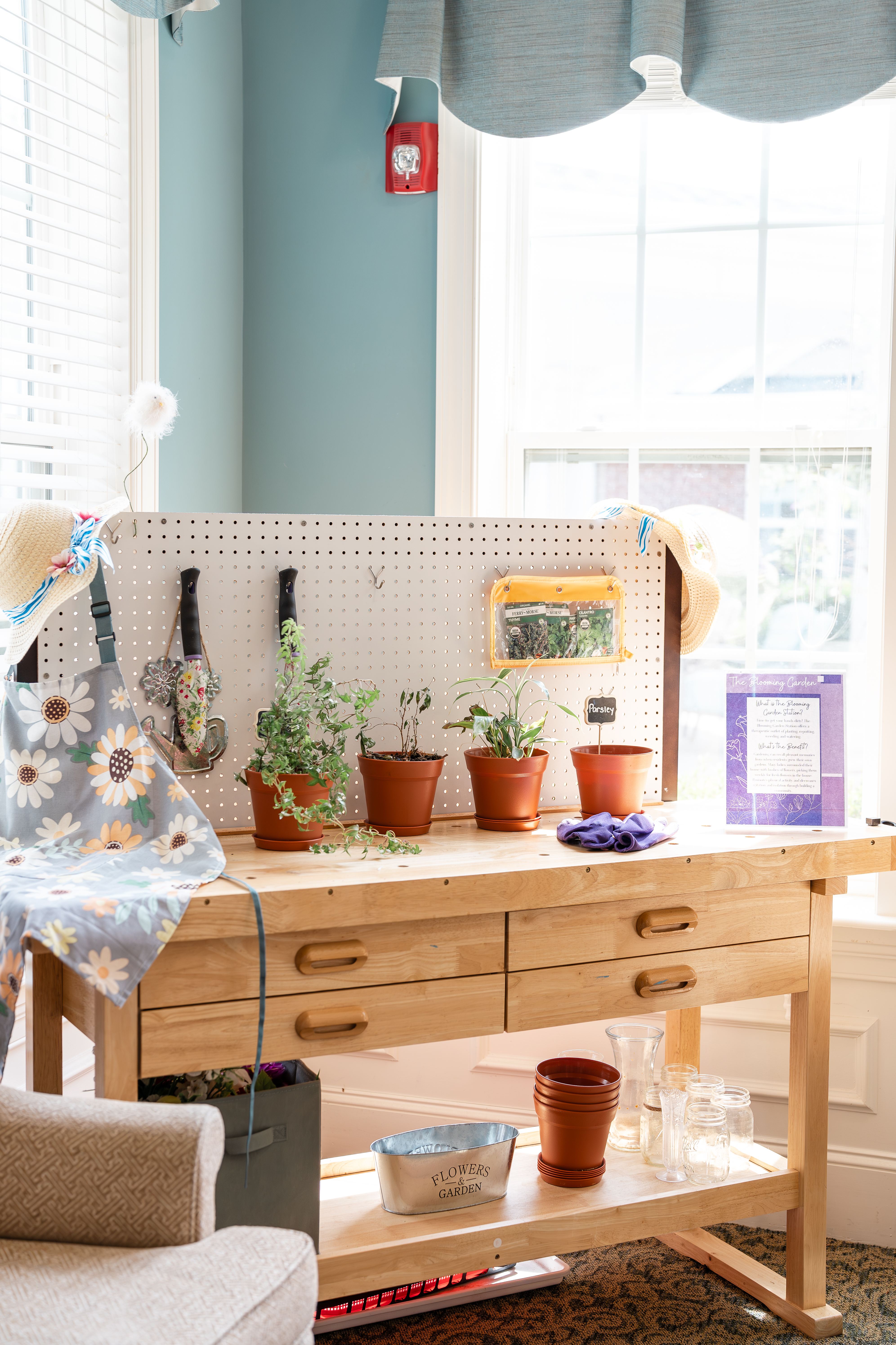 Crafts room at Spring Arbor of Cary in Cary, NC