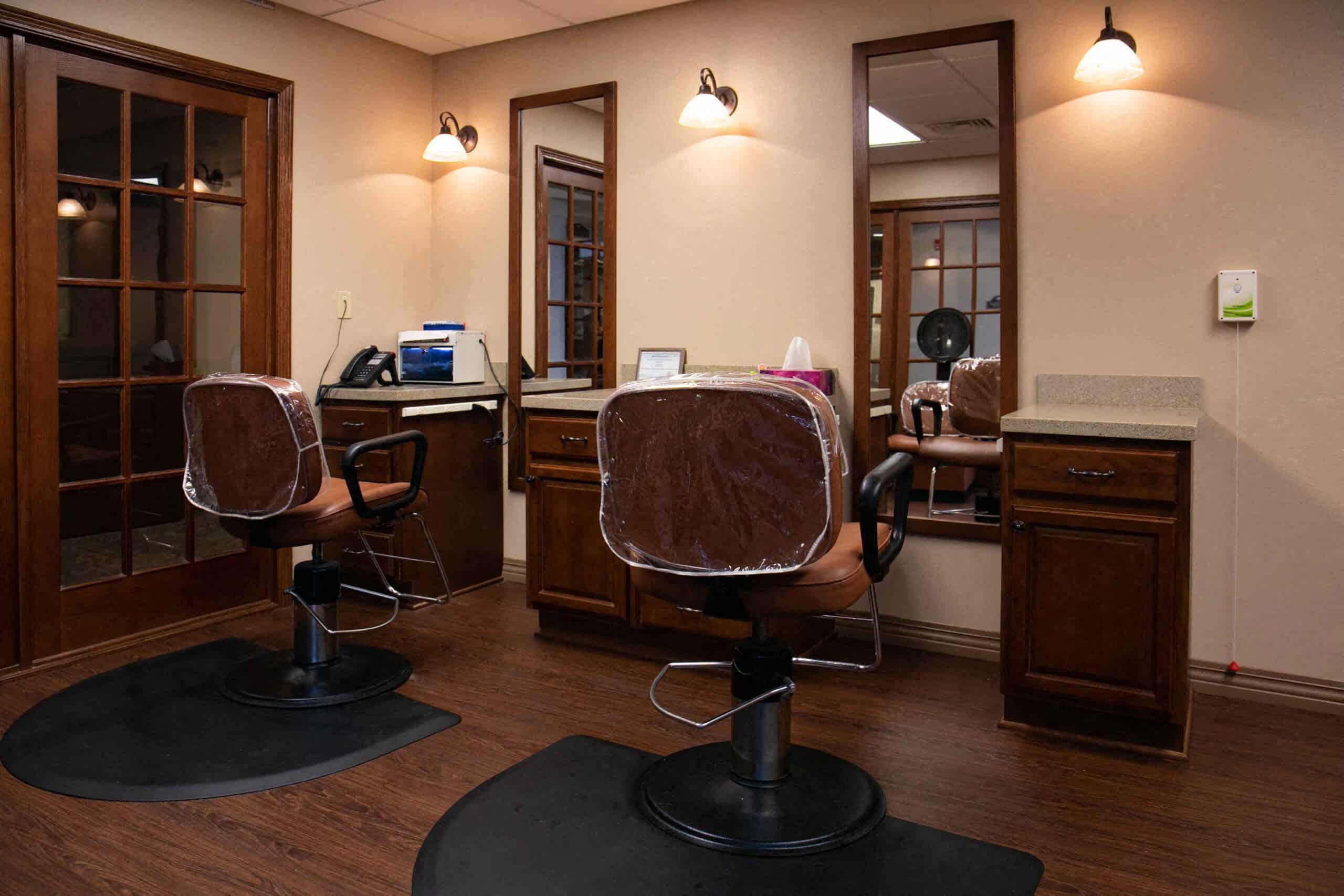 Beauty salon at Hearthside Bartlett, Bartlett, TN