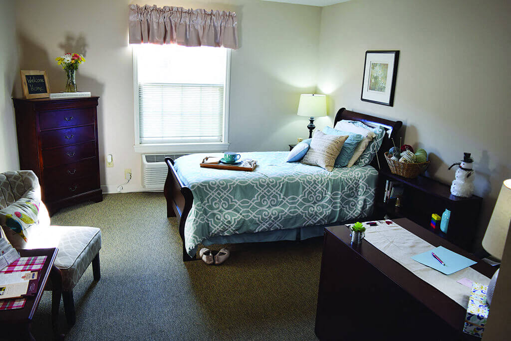 Beautiful Bedroom at Spring Arbor of Kinston in Kinston, NC