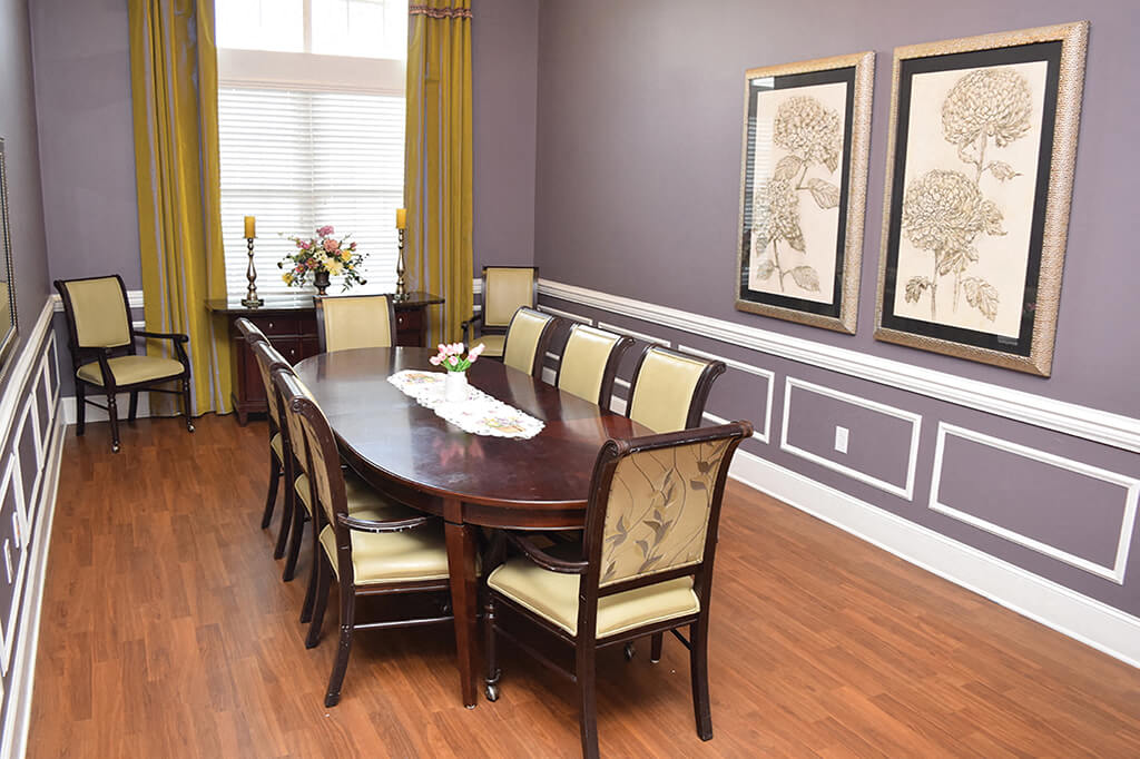 Private Dining Room at Spring Arbor of Greensboro, Greensboro, NC, 27410