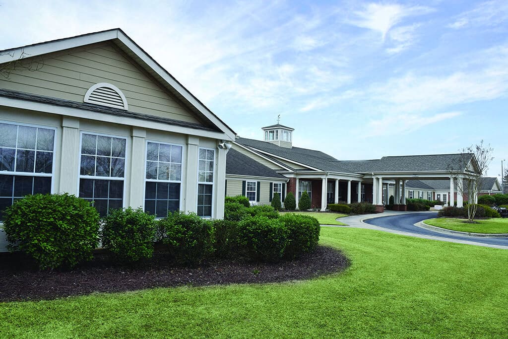 Property exterior at Spring Arbor of Greenville