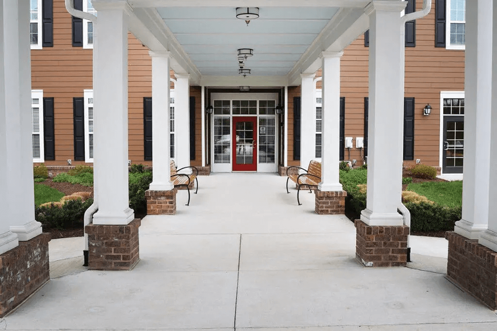 Property entrance at Spring Arbor of Salisbury