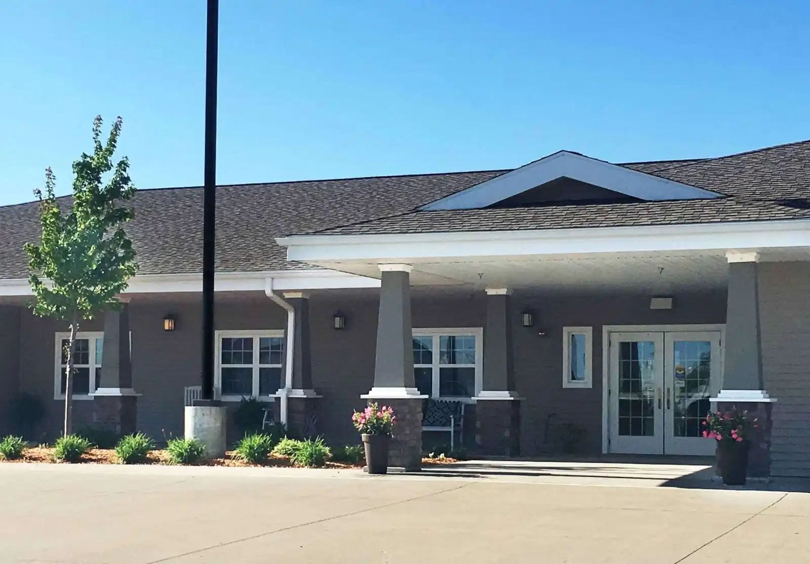 Property exterior at Windsor Manor Nevada, Nevada, IA