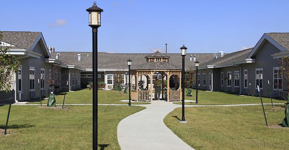 Property grounds at Windsor Manor Nevada, Nevada, IA