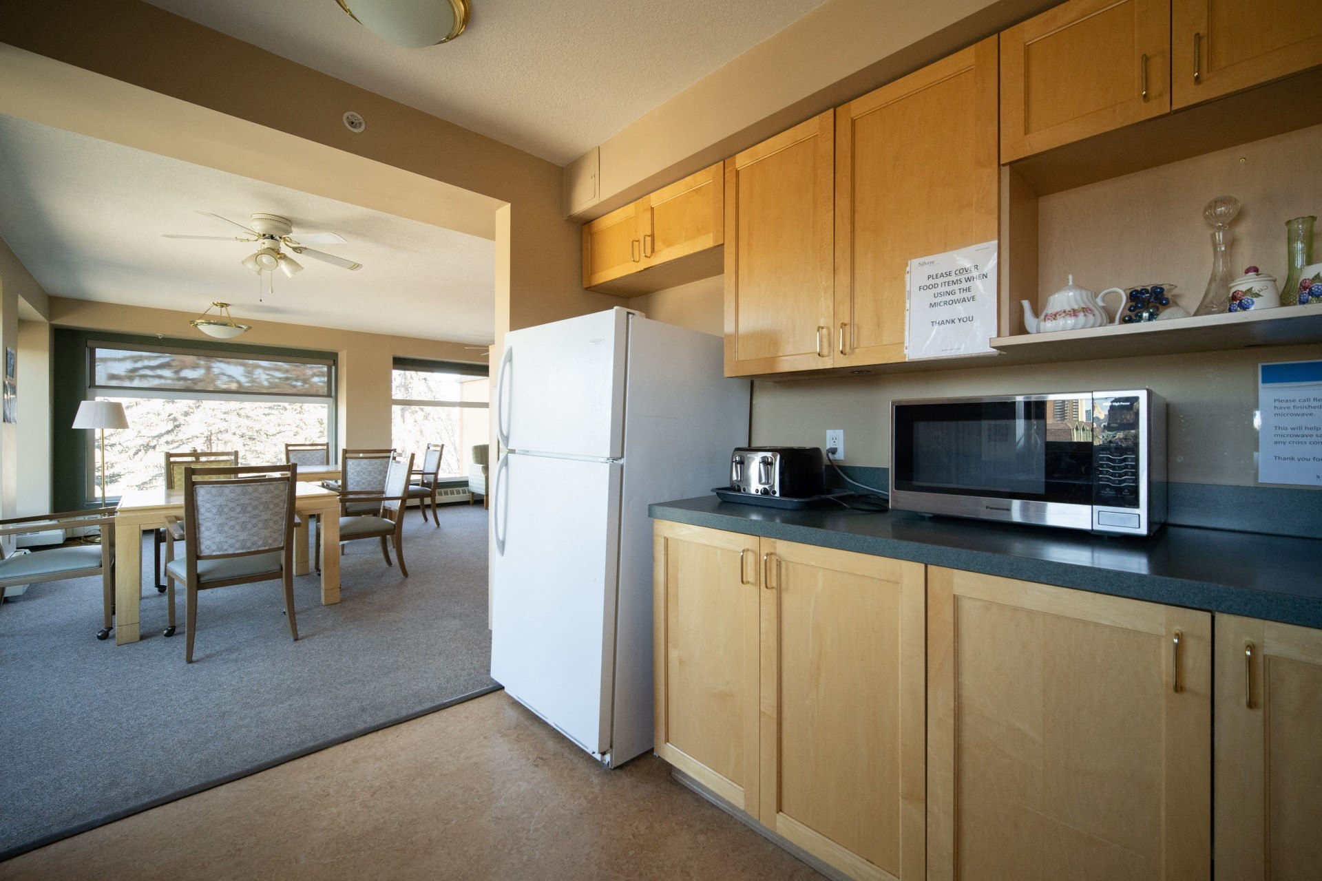 full shared kitchen for  friendly interactions