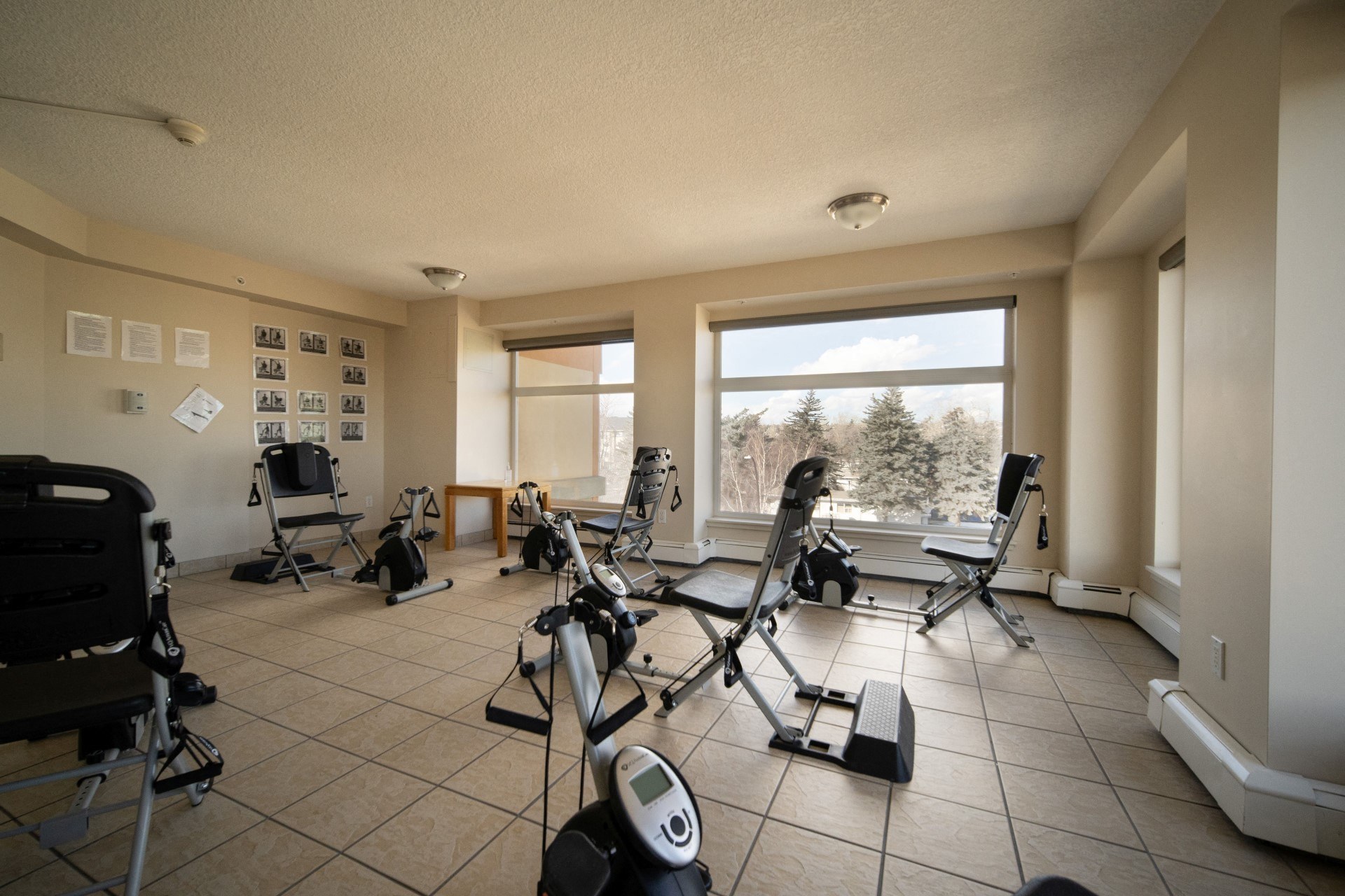 workout room for active living