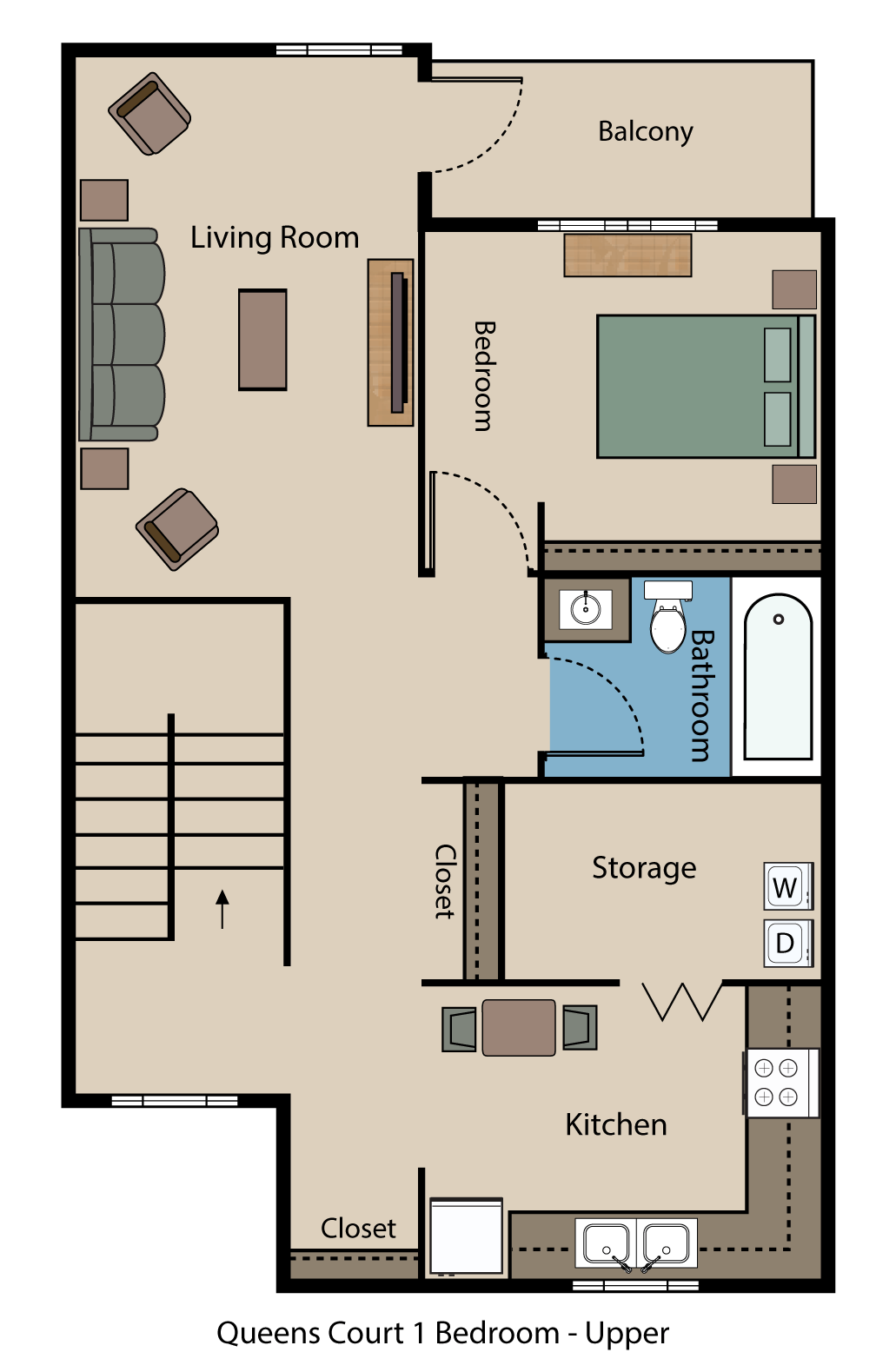 Queens Court Suite Upper