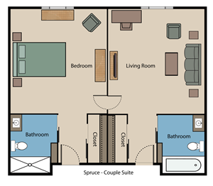 Spruce Couple Suite
