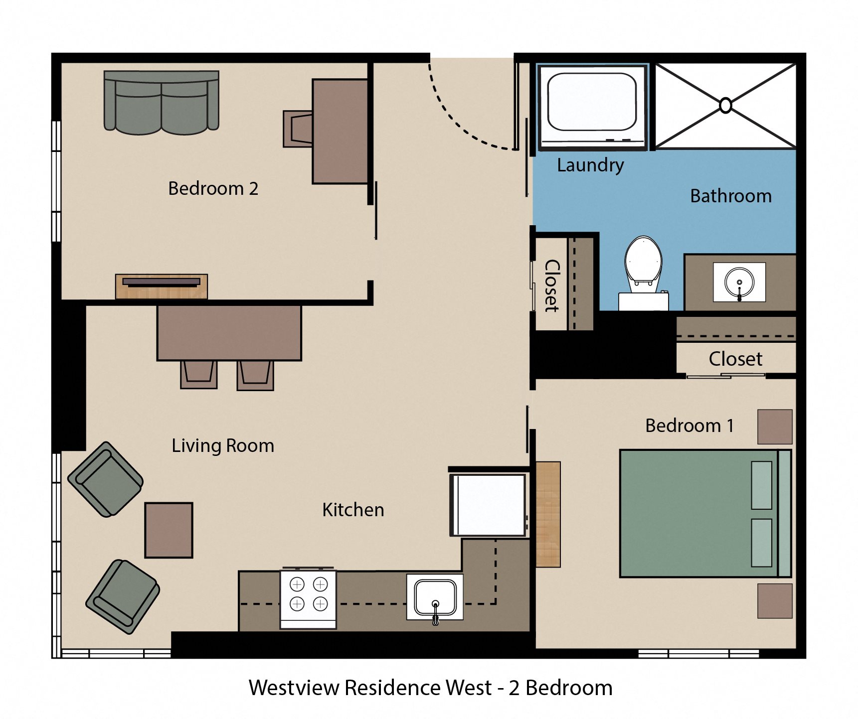2 Bedroom