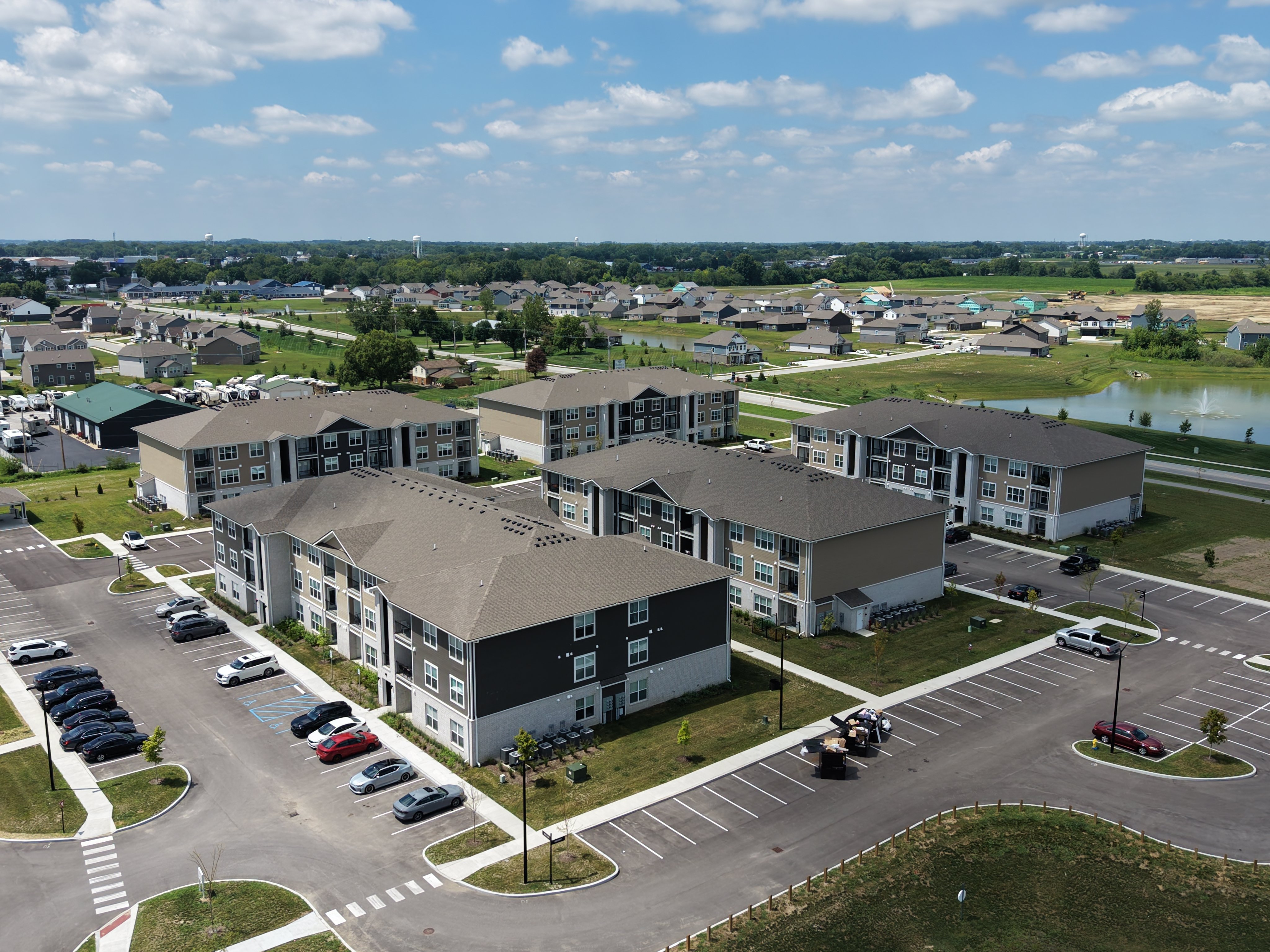 Rendering of apartment from street level
