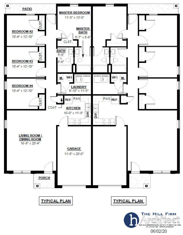 Floor Plans of StoneRidge Duplexes of Bentonville Phase I in ...