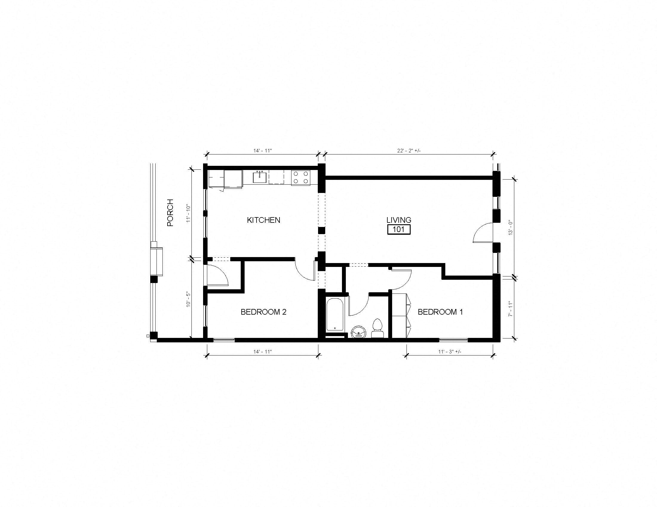 Floor Plans of Fairmount Apartments in Portland, OR