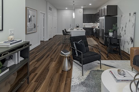 Spacious Living Area with Ample Natural Light