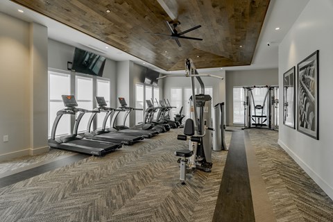 24-HR Fitness Center with Cardio & Weight Equipment