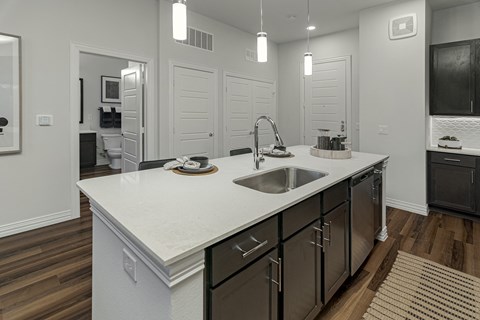 Luxurious Kitchen with Oversized Island