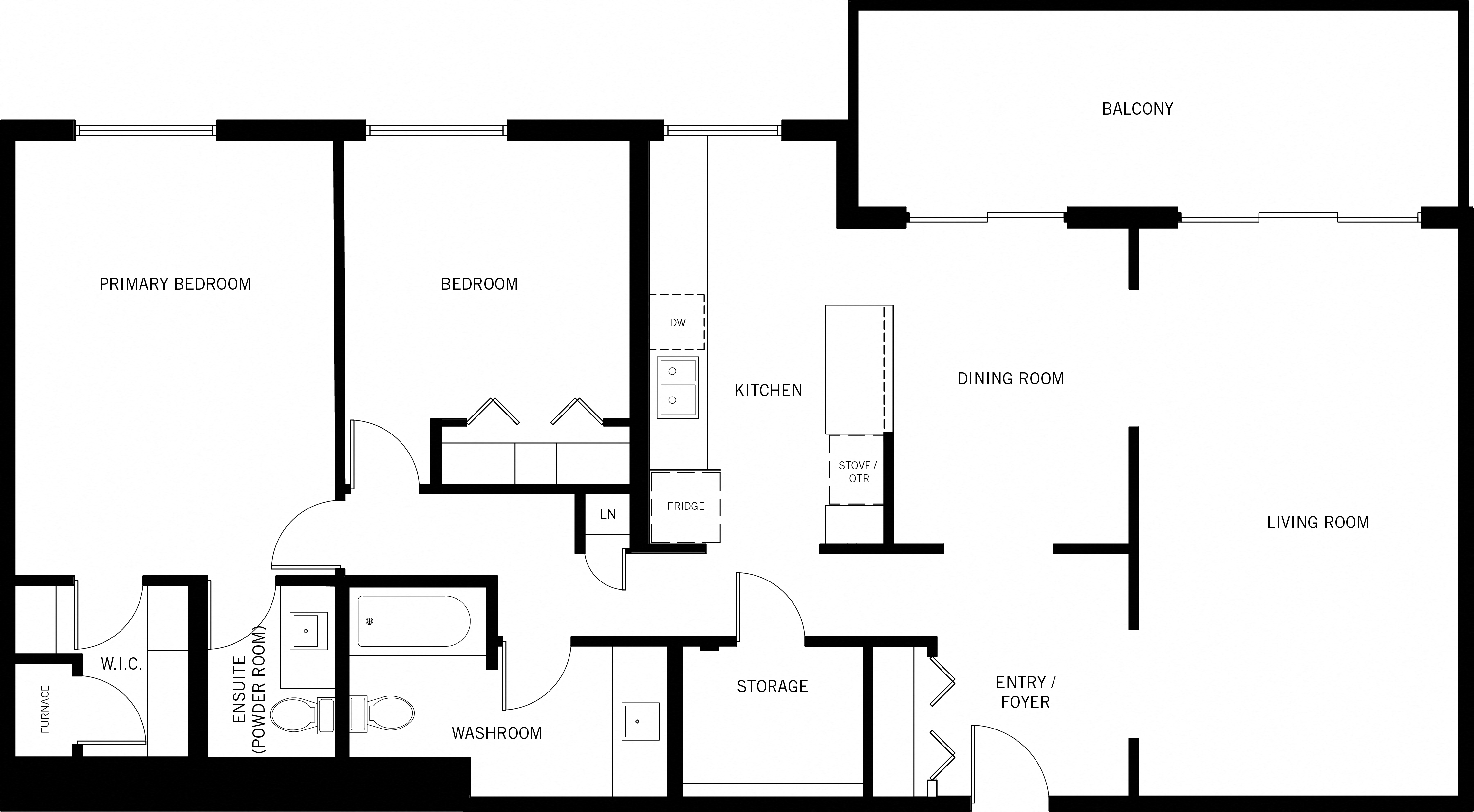 Floor Plans of Dalhousie Place in Amherstburg, ON