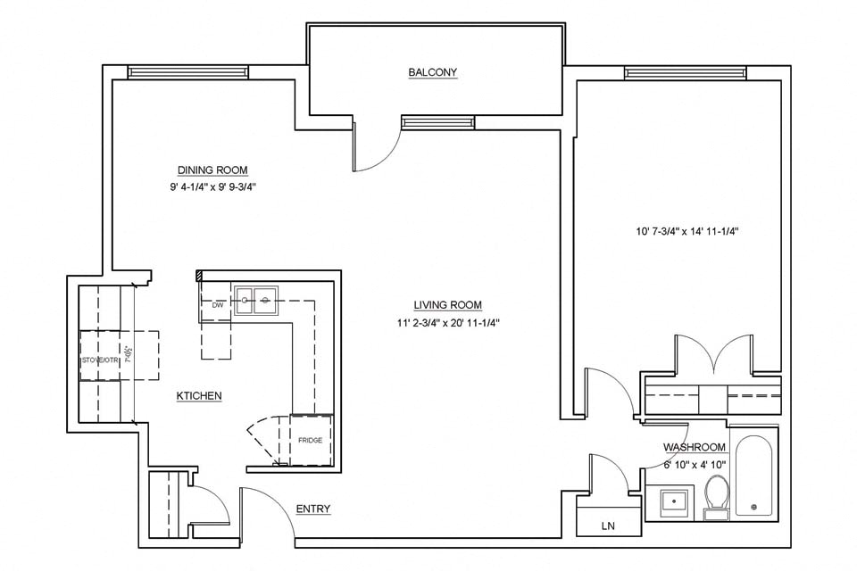 Floor Plans of Fairway Towers in Sarnia, ON