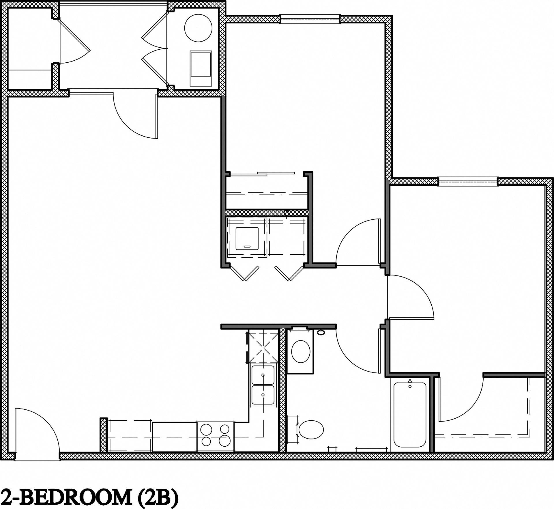 Two Bedroom Floorplan Type B