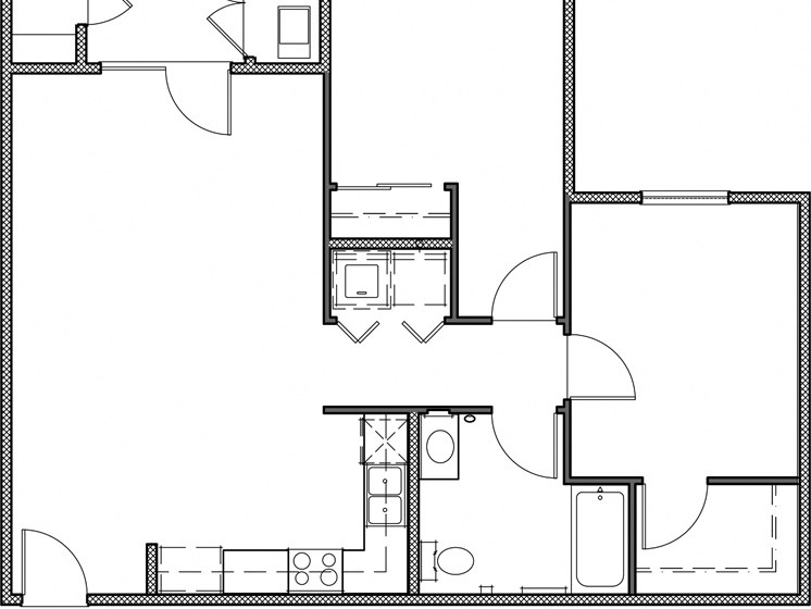 Two Bedroom Floorplan Type B