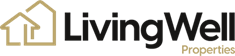 a diagram of a house with a green background and the word livings on it