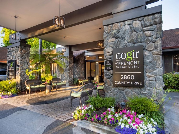 Welcoming Property Signage at Cogir of Fremont, Fremont, CA, 94536