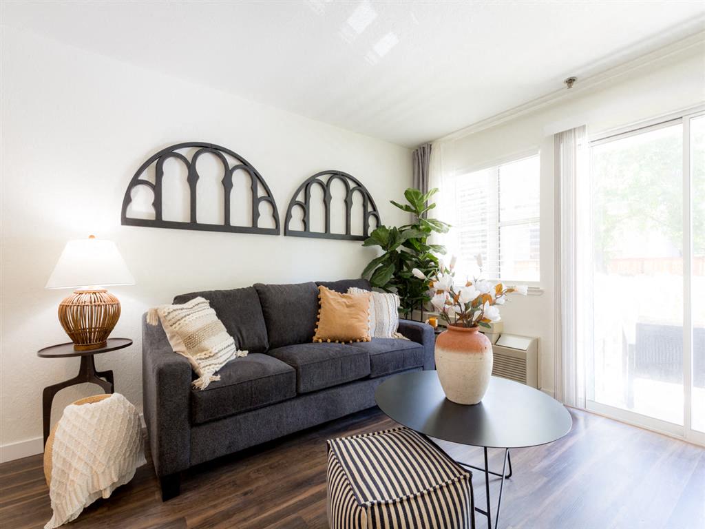 Living Room With Expansive Window at Cogir of Rohnert Park, Rohnert Park, 94928