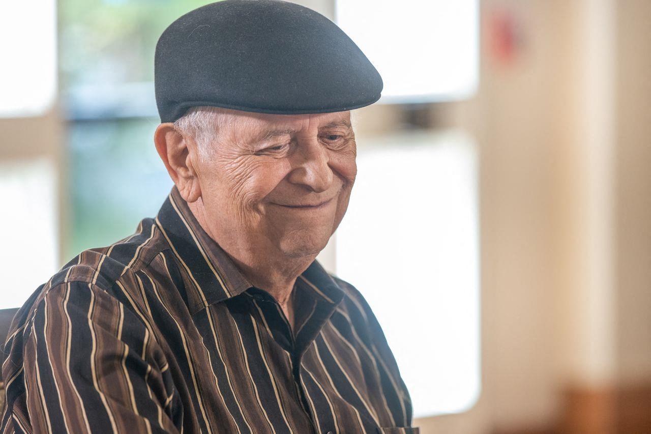 Happy Senior Resident at Cogir of Vacaville, Vacaville, California