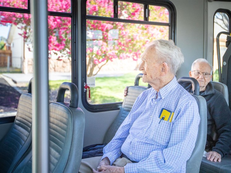 Senior Resident In Bus at Cogir of Vacaville, California