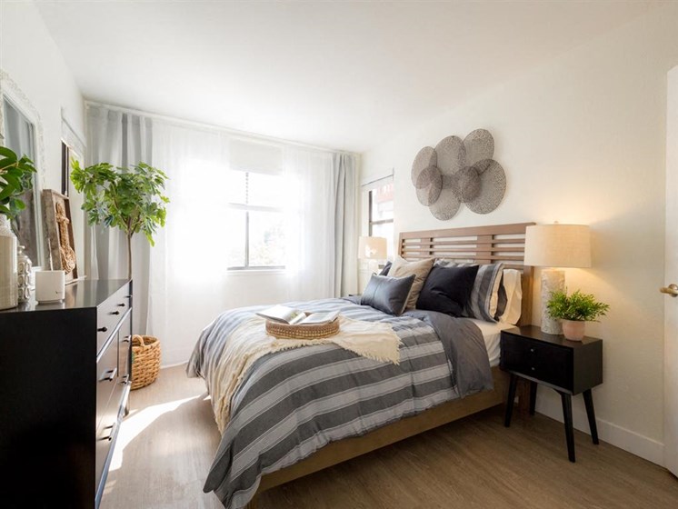Beautiful Bright Bedroom With Wide Windows at Cogir of Vallejo Hills, California, 94591