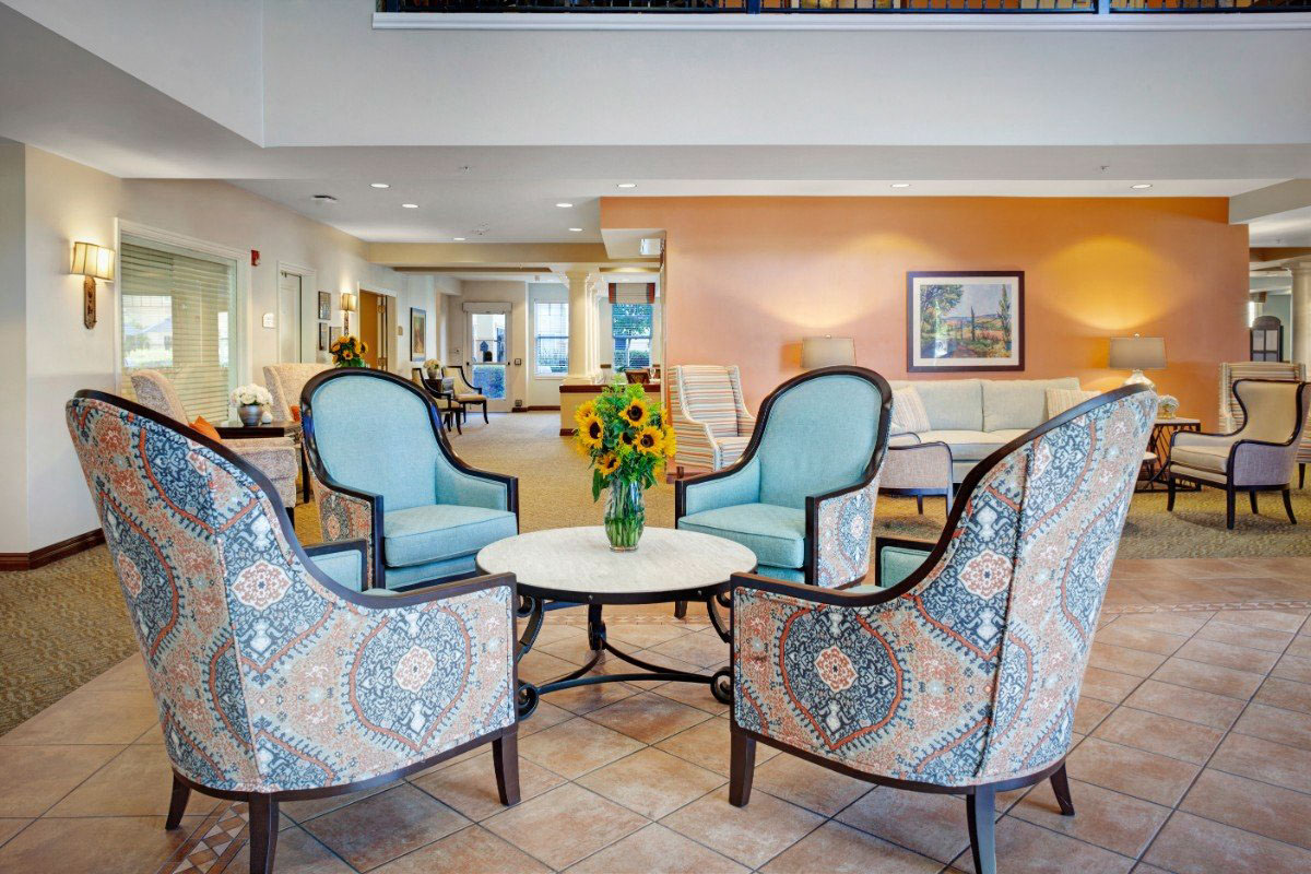 Resident Lounge at Cogir On Napa Road, Sonoma, 95476