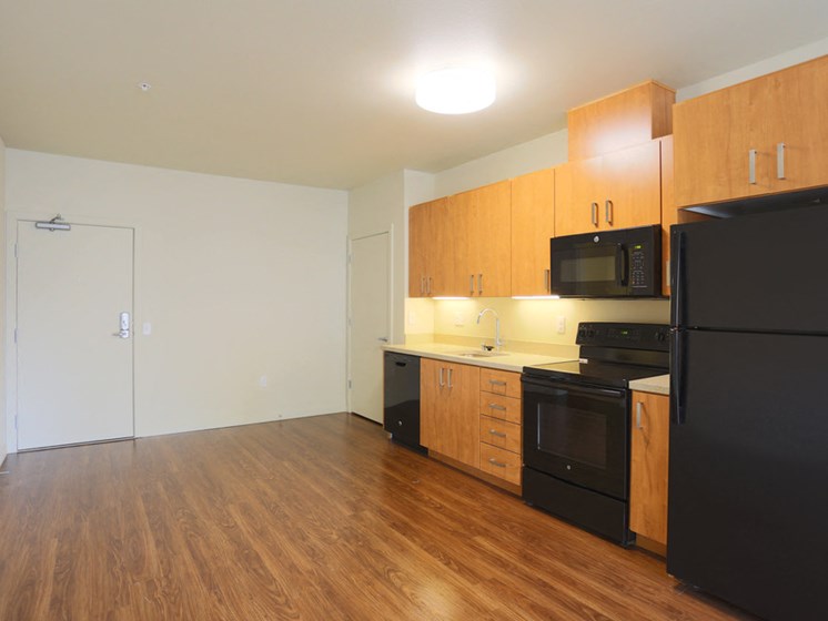 2 Bedroom Kitchen at The Lofts by Cogir Senior Living, Washington