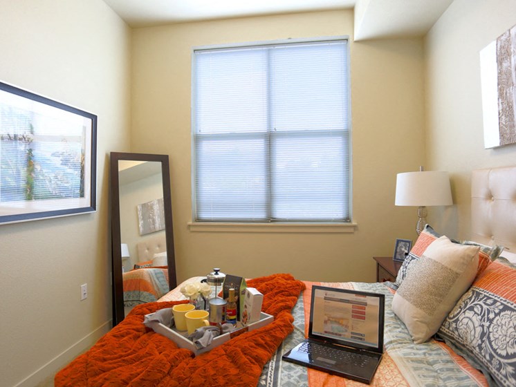 bedroom living space at The Lofts by Cogir Senior Living, Washington, 98662