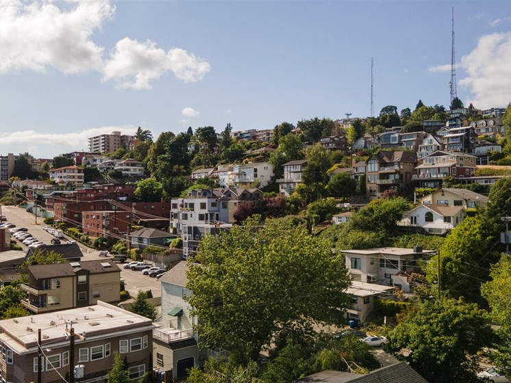 Aerial Exterior View at Cogir of Queen Anne, Seattle, 98109