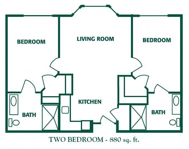 Assisted Living & Enhanced Care at the Lodge 2 Bedroom 2 bathroom Assisted Living & Enhanced Care at the Lodge 2 Bedroom 2 bathroom at Cogir of Glenwood Place, Washington, 98662