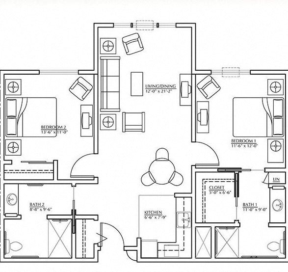 Assisted Living 2 Bedroom Assisted Living 2 Bedroom at Cogir at The Quarry, Vancouver, WA, 98683
