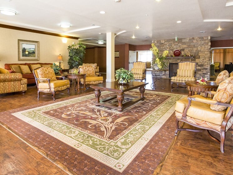 Community Living Roomat Cogir of Brentwood, California, 94513