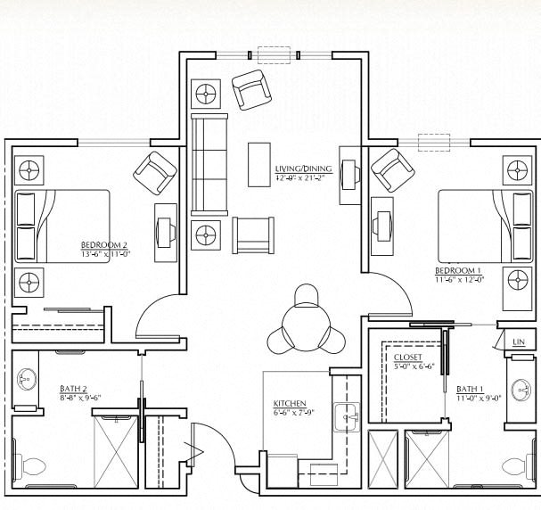 Independent Living 2 Bedroom Independent Living 2 Bedroom at Cogir at The Quarry, Vancouver, Washington