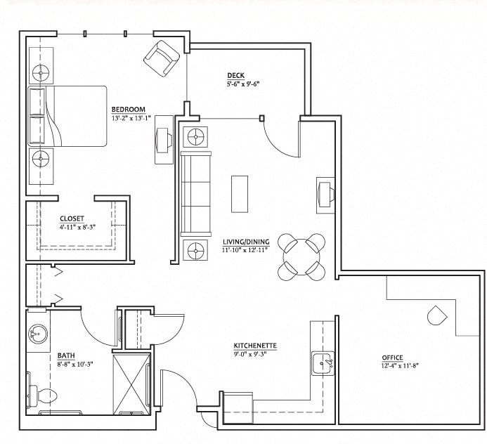 Independent PLUS 1 Bedroom + Den Independent PLUS 1 Bedroom + Den at Cogir at The Quarry, Vancouver, WA