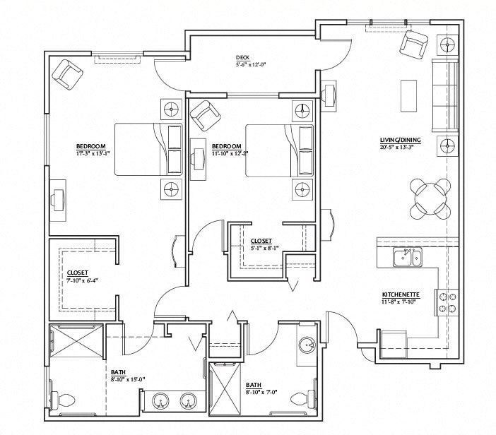 Independent PLUS 2 Bedroom Independent PLUS 2 Bedroom at Cogir at The Quarry, Vancouver, Washington