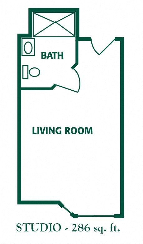 Memory Care Studio 1 bathroom Memory Care Studio 1 bathroom at Cogir of Glenwood Place, Vancouver, WA, 98662